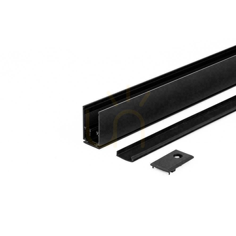 Preview SMART 48V V-TAC 100cm Aluminum Surface-mounted Rail SMART 48V V-TAC 100cm Black (includes grille and caps) SMART 48V V-TAC 100cm Aluminum Surface-mounted Rail SMART 48V V-TAC 100cm Black (includes grille and caps)
