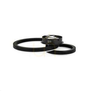 V-TAC VT-7787 LED Ceiling Light, 20 W 3000 K, 2130 lm, Black, 45 × 30 cm small 2