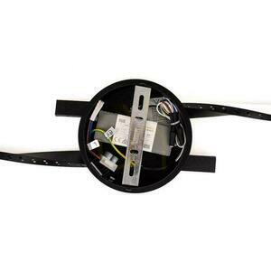 V-TAC VT-7788 LED ceiling light black 12W 1280lm 3000K two twisted bars 94.5 cm small 3