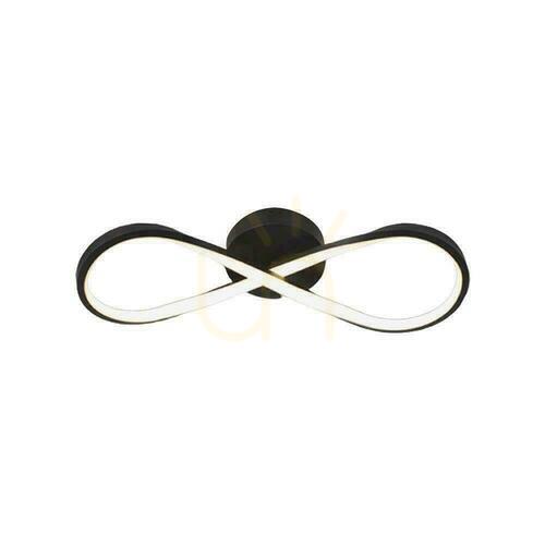 Check V-TAC 24W LED Ceiling Luminaire Black VT-7789 3000K 2560lm