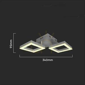 V-TAC 17W LED Ceiling Luminaire Gray VT-7786 3000K 1490lm 1 V-TAC 17W LED Ceiling Luminaire Gray VT-7786 3000K 1490lm small 1