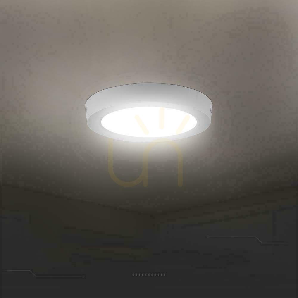 Show V-TAC Surface Mounted LED Panel Premium Downlight 6W Round fi120 VT-60006 6500K 660lm. V-TAC Surface Mounted LED Panel Premium Downlight 6W Round fi120 VT-60006 6500K 660lm.