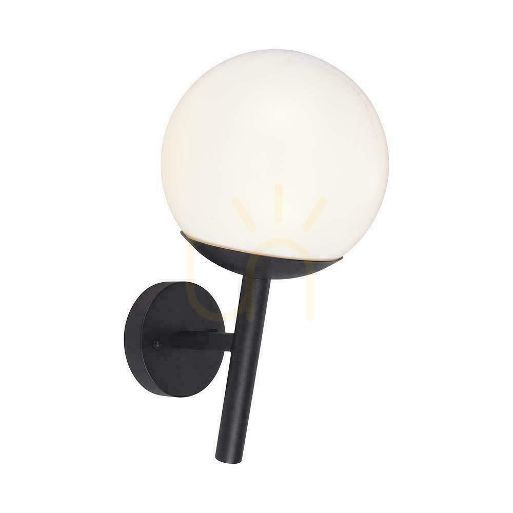 View V-TAC E27 Sphere Garden Luminaire Upward Kinkiet Black MAT VT-1224 3 Years Warranty V-TAC E27 Sphere Garden Luminaire Upward Kinkiet Black MAT VT-1224 3 Years Warranty