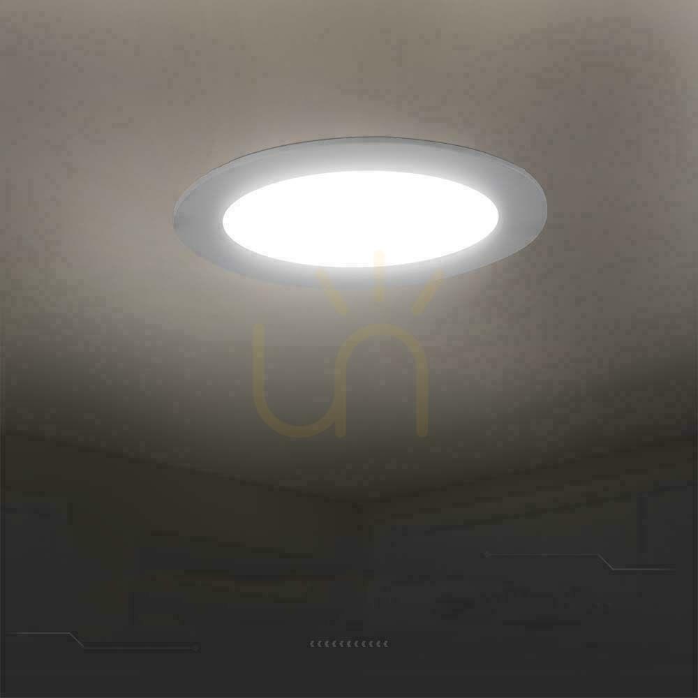 Display V-TAC LED Panel Recessed Premium Downlight 6W Round fi120 VT-61006 4000K 660lm. V-TAC LED Panel Recessed Premium Downlight 6W Round fi120 VT-61006 4000K 660lm.