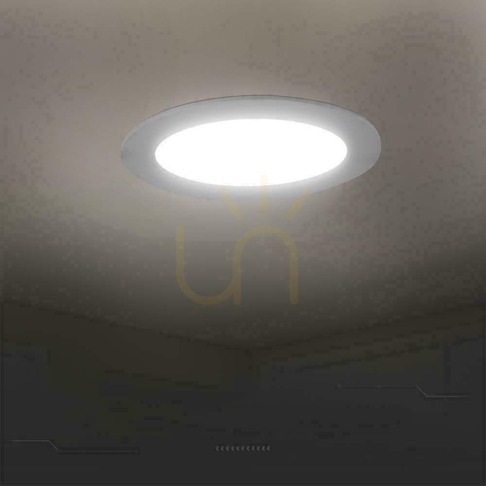 Display V-TAC Recessed LED Panel Premium Downlight 24W Round fi300 VT-61024 6500K 2640lm. V-TAC Recessed LED Panel Premium Downlight 24W Round fi300 VT-61024 6500K 2640lm.
