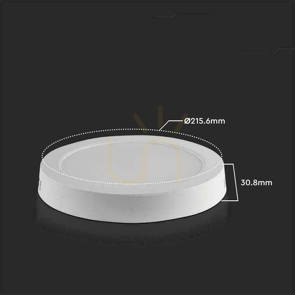 Display V-TAC Surface Mounted LED Panel Premium Downlight 18W Round fi215 VT-60018 4000K 1980lm. V-TAC Surface Mounted LED Panel Premium Downlight 18W Round fi215 VT-60018 4000K 1980lm.
