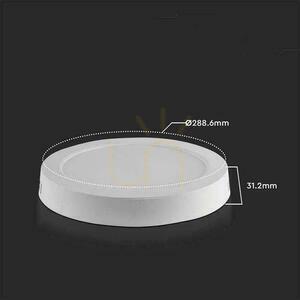 V-TAC Surface Mounted LED Panel Premium Downlight 24W Round fi290 VT-60024 4000K 2640lm. small 3