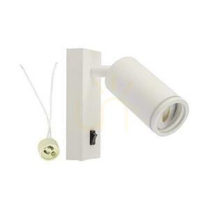 V-TAC VT-429 white GU10 wall spotlight with switch small 4