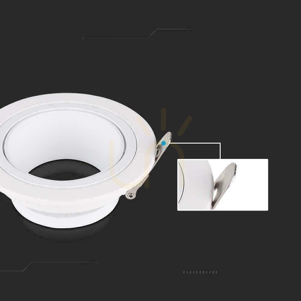 Display Mesh V-TAC GU10 Round White VT-438 3 Years Warranty Mesh V-TAC GU10 Round White VT-438 3 Years Warranty