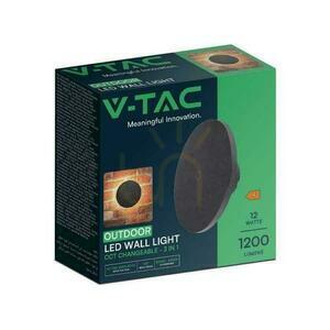 V-TAC VT-83012 black outdoor wall light LED 12 W CCT 1200 lm IP65 small 1