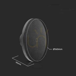 V-TAC VT-83012 black outdoor wall light LED 12 W CCT 1200 lm IP65 small 2