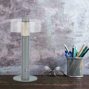 V-TAC 1W LED Nightstand Desk Lamp 30cm USB Charging Dimmable Gray VT-1049 3000K 100lm small 6