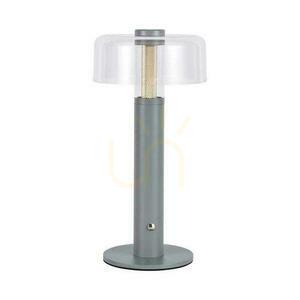 V-TAC 1W LED Nightstand Desk Lamp 30cm USB Charging Dimmable Gray VT-1049 3000K 100lm small 0
