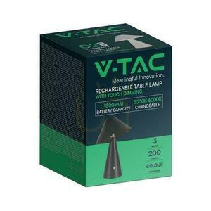 V-TAC 3W LED 24cm Desktop Night Light USB Charging Dimmable Black VT-1051 3000K-6000K 200lm. 4 V-TAC 3W LED 24cm Desktop Night Light USB Charging Dimmable Black VT-1051 3000K-6000K 200lm. small 4