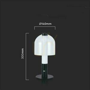 V-TAC 2W LED Nightstand Desk Lamp 30cm USB Charging Dimmable Black VT-1056 3000K 100lm 2 V-TAC 2W LED Nightstand Desk Lamp 30cm USB Charging Dimmable Black VT-1056 3000K 100lm small 2