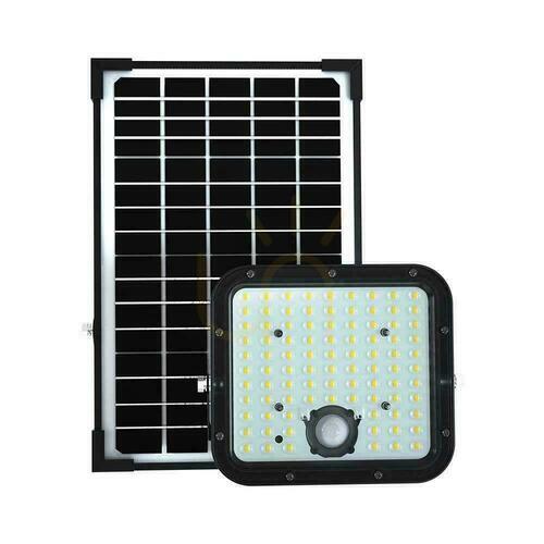 Check V-TAC 30W IP65 Solar LED Projector, Remote Timer, LiFePo 6.4V 6000mA Black VT-432 4000K 4800lm 3 Years Warranty