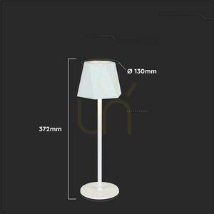 V-TAC 4W LED Nightstand Desk Lamp 37cm USB Charging Dimmable White VT-1034 3000K-6000k 150lm 4 V-TAC 4W LED Nightstand Desk Lamp 37cm USB Charging Dimmable White VT-1034 3000K-6000k 150lm small 4