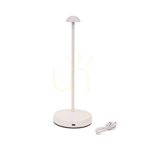 Check V-TAC VT-1073 LED desk lamp, 1.6 W, white, dimmable, rechargeable