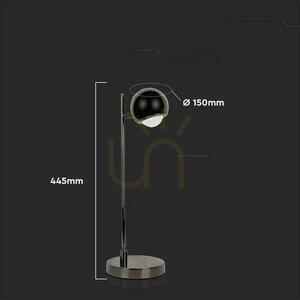 V-TAC 6W LED Nightstand Lamp 45cm Black VT-7506 3000K 500lm. 6 V-TAC 6W LED Nightstand Lamp 45cm Black VT-7506 3000K 500lm. small 6