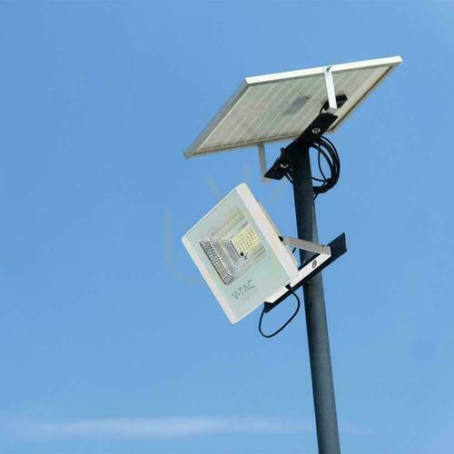 Check V-TAC Solar LED Projector 35W White IP65, Remote Control, Timer VT-100W 4000K 2450lm.