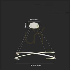 V-TAC LED pendant luminaire 48W 80x120cm Dimmable VT-7908 3000K 5150lm 1 V-TAC LED pendant luminaire 48W 80x120cm Dimmable VT-7908 3000K 5150lm small 1