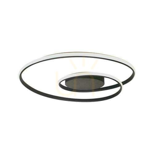 Check V-TAC 48W LED Dimmable Ceiling Luminaire Black VT-7911 3000K 5150lm.