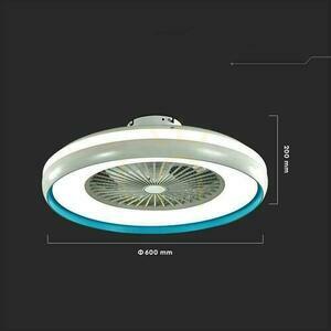 V-TAC 45W LED Ceiling Fan RF Pilot CCT Blue VT-5022 3000lm 2 V-TAC 45W LED Ceiling Fan RF Pilot CCT Blue VT-5022 3000lm small 2