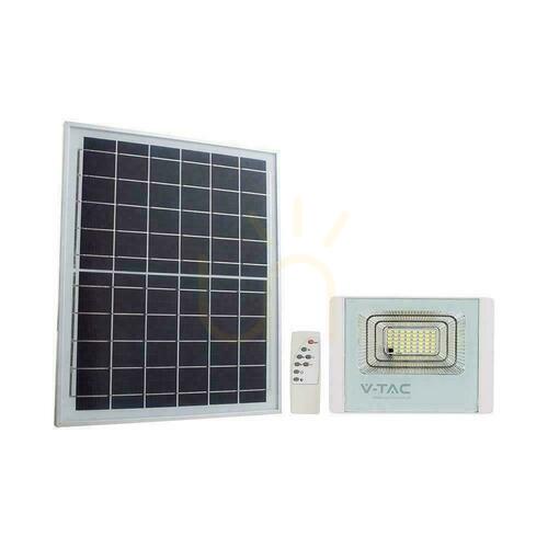 Check V-TAC Solar LED Projector 12W White IP65, Remote Control, Timer VT-25W 4000K 550lm