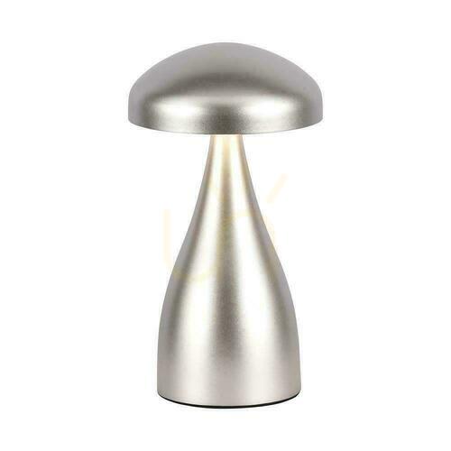 Check V-TAC 1W LED Nightstand Desk Lamp 22cm USB Charging Dimmable Gold VT-1041 3000K-6000K 55lm