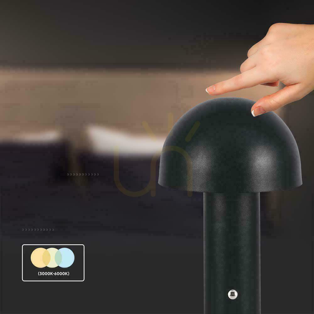 Check V-TAC 1W LED Nightstand Lamp 25cm USB Charging Dimmable Black VT-1047 3000K-6000K 200lm. V-TAC 1W LED Nightstand Lamp 25cm USB Charging Dimmable Black VT-1047 3000K-6000K 200lm.