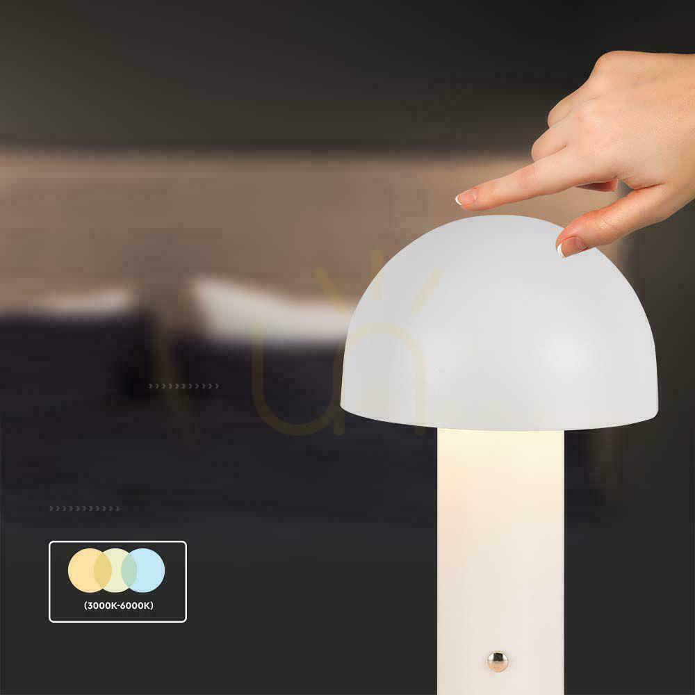 Check V-TAC 1W LED Nightstand Lamp 25cm USB Charging Dimmable White VT-1047 3000K-6000K 200lm. V-TAC 1W LED Nightstand Lamp 25cm USB Charging Dimmable White VT-1047 3000K-6000K 200lm.