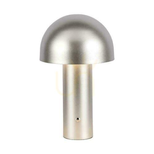 Check V-TAC 1W LED Nightstand Lamp 25cm USB Charging Dimmable Gold VT-1047 3000K-6000K 200lm.