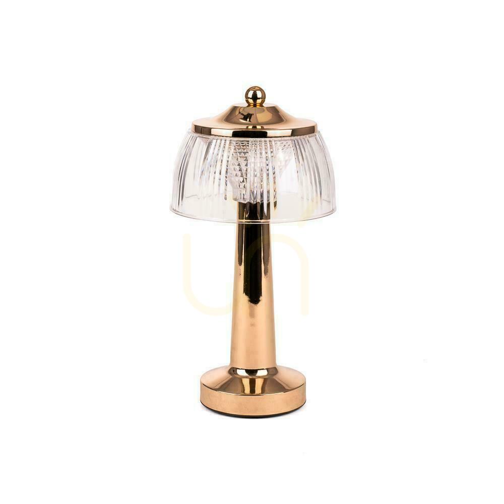 Display V-TAC 1W LED 26cm Desk Night Light USB Charging Dimmable Gold VT-1048 3000K-6000K 55lm. V-TAC 1W LED 26cm Desk Night Light USB Charging Dimmable Gold VT-1048 3000K-6000K 55lm.
