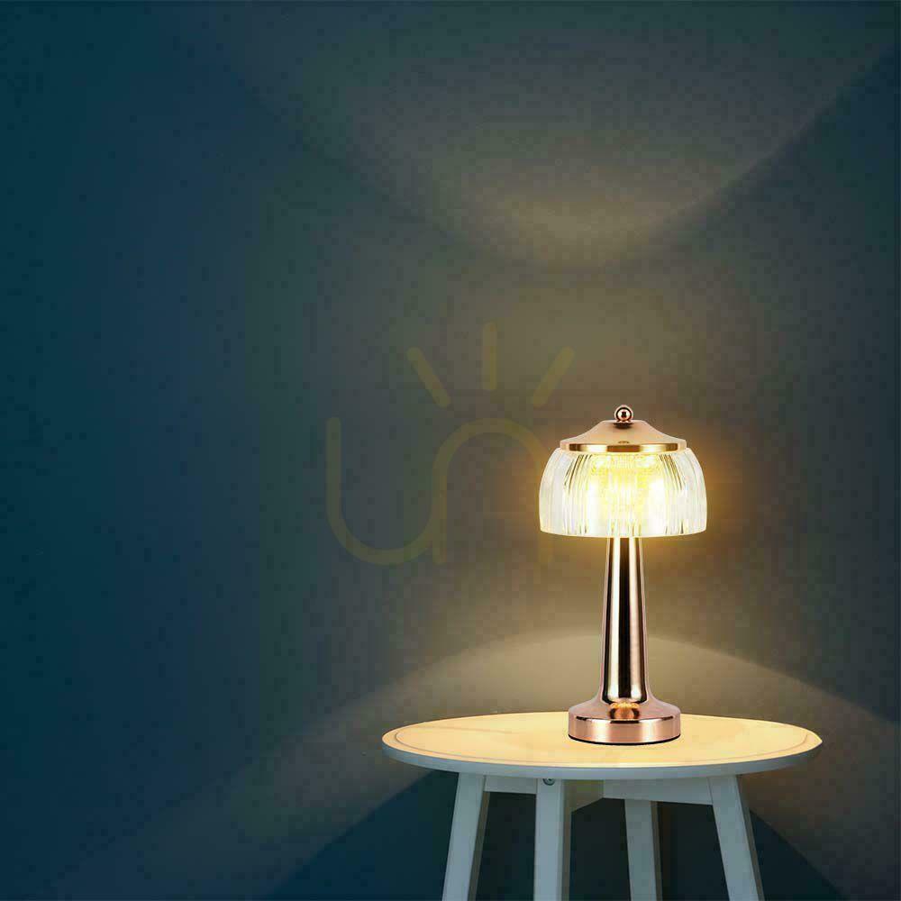Display V-TAC 1W LED 26cm Desk Night Light USB Charging Dimmable Gold VT-1048 3000K-6000K 55lm. V-TAC 1W LED 26cm Desk Night Light USB Charging Dimmable Gold VT-1048 3000K-6000K 55lm.