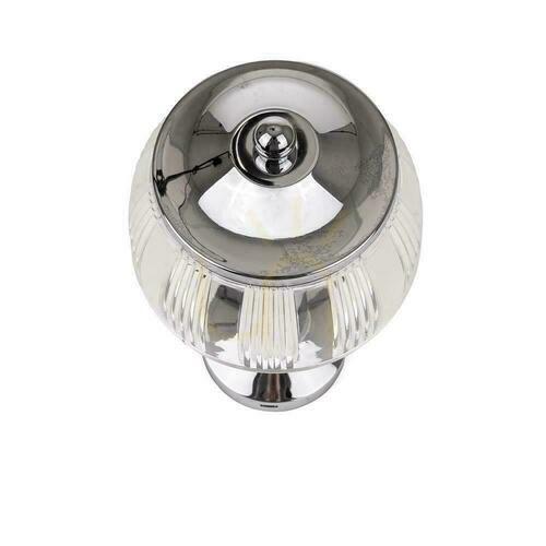 Check V-TAC VT-1048 LED Desk Lamp 1W USB Rechargeable Dimmable Chrome 3000–6000K