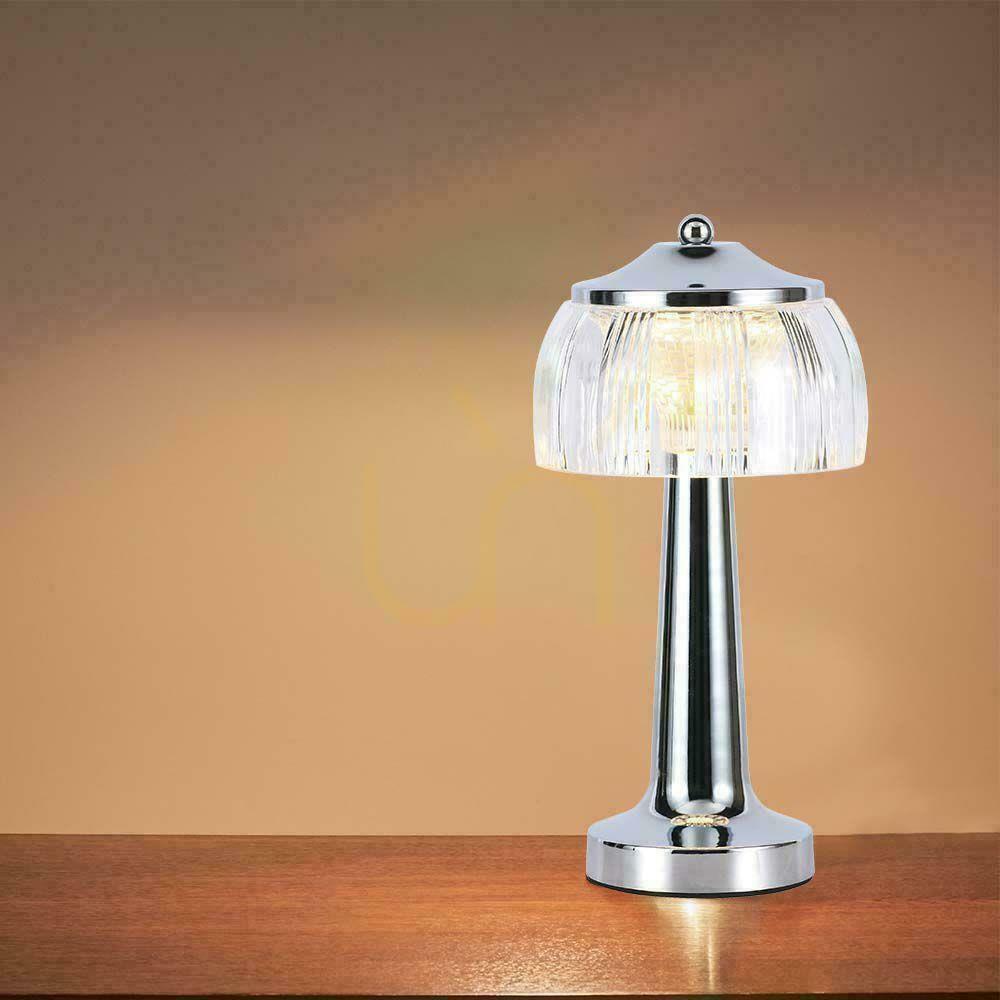 Show V-TAC VT-1048 LED Desk Lamp 1W USB Rechargeable Dimmable Chrome 3000–6000K V-TAC VT-1048 LED Desk Lamp 1W USB Rechargeable Dimmable Chrome 3000–6000K