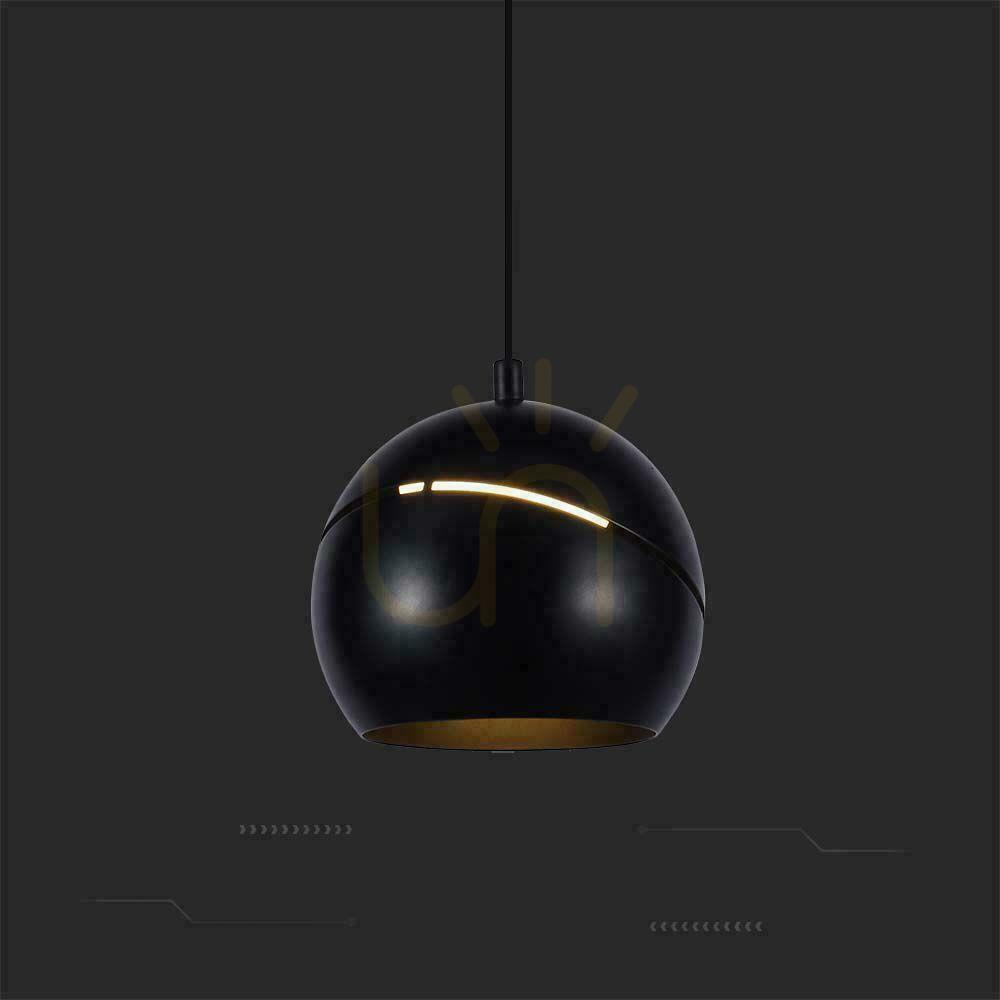View V-TAC LED pendant luminaire 8.5W 120cm Black VT-7796 3000K 850lm V-TAC LED pendant luminaire 8.5W 120cm Black VT-7796 3000K 850lm