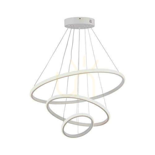 Check V-TAC 32W LED Pendant Luminaire White VT-7816 3000K 3880lm