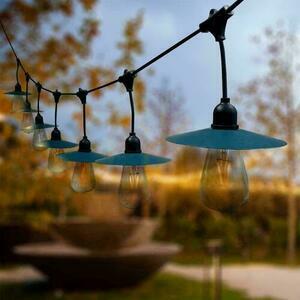 V-TAC 15mb Solar LED Garden Garland 15xST64 VT-715S Filament 3000K 50lm. small 6