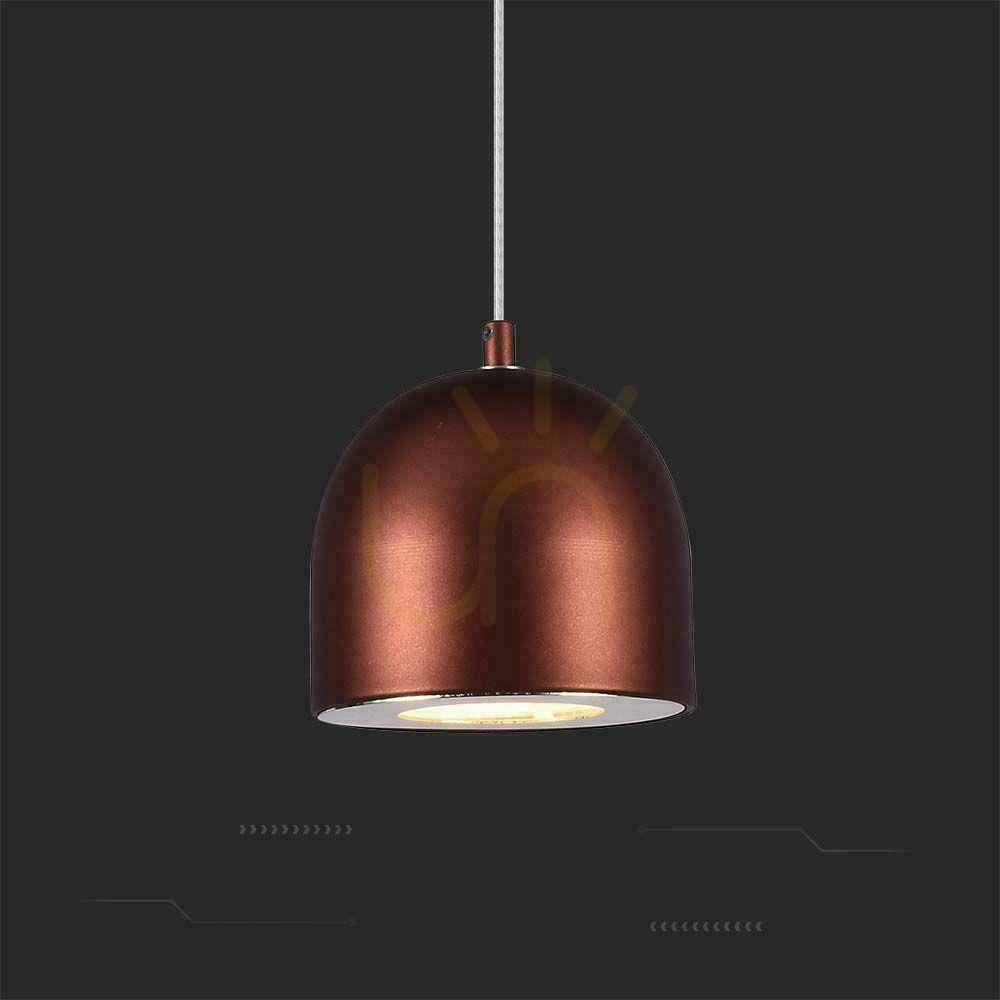 Display V-TAC LED pendant luminaire 8.5W 100cm Adjustable, Touch switch Brown VT-7795 3000K 850lm V-TAC LED pendant luminaire 8.5W 100cm Adjustable, Touch switch Brown VT-7795 3000K 850lm