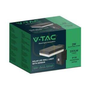 V-TAC 5.5W LED Wall Mounted Solar Wall lamp Motion Sensor Square IP54 VT-1147 3000K 220lm 3 Years Warranty 1 V-TAC 5.5W LED Wall Mounted Solar Wall lamp Motion Sensor Square IP54 VT-1147 3000K 220lm 3 Years Warranty small 1