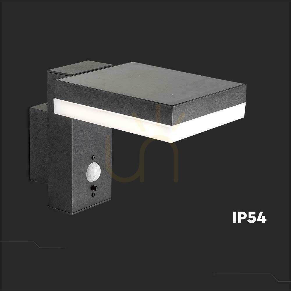 Display V-TAC 5.5W LED Wall Mounted Solar Wall lamp Motion Sensor Square IP54 VT-1147 3000K 220lm 3 Years Warranty V-TAC 5.5W LED Wall Mounted Solar Wall lamp Motion Sensor Square IP54 VT-1147 3000K 220lm 3 Years Warranty