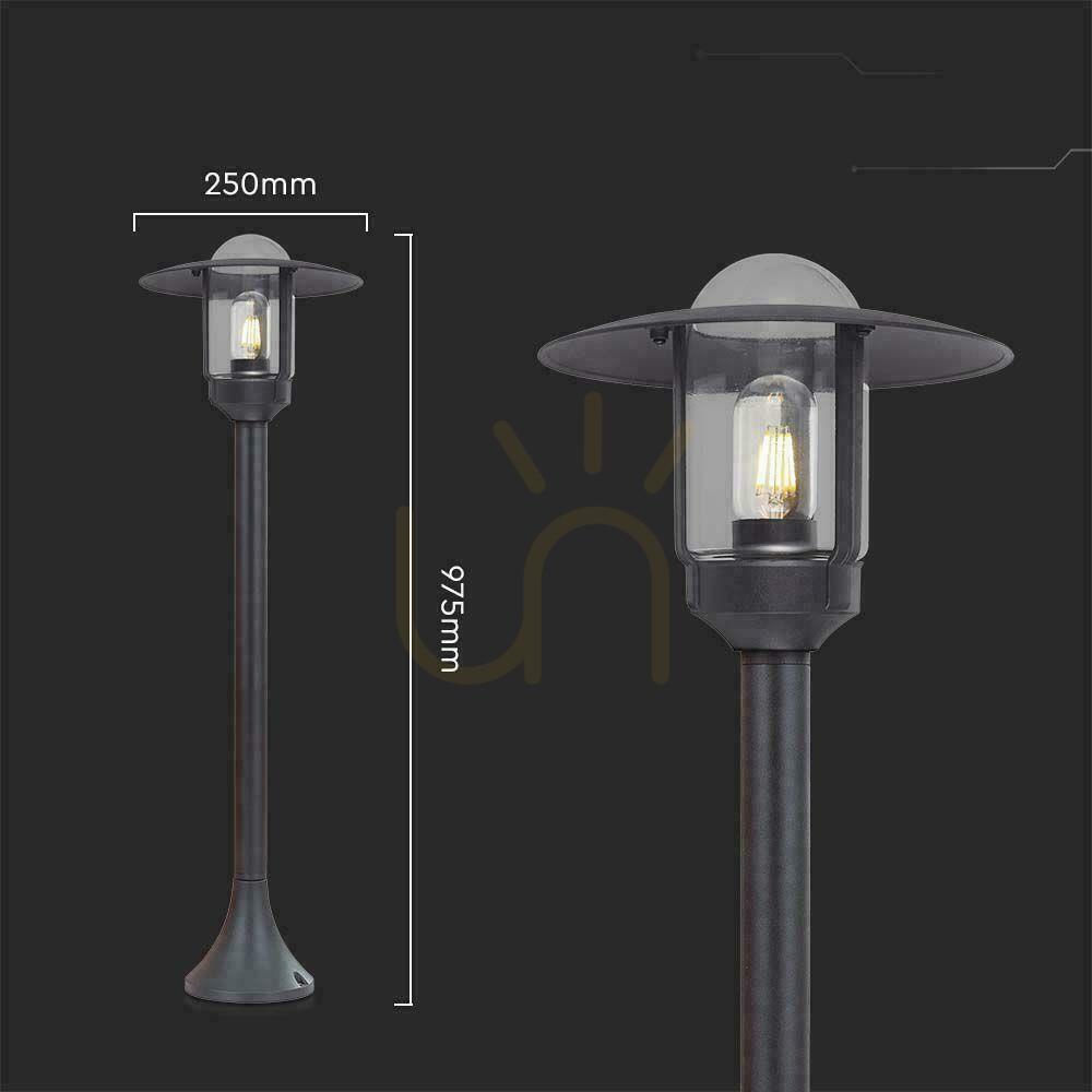 Preview Garden Luminaire V-TAC E27 Pole 97cm Black MAT IP44 VT-1159 3 Years Warranty Garden Luminaire V-TAC E27 Pole 97cm Black MAT IP44 VT-1159 3 Years Warranty