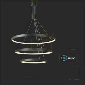 V-TAC 46W LED Pendant Luminaire Dimmable Black VT-7924 3000K 4900lm 1 V-TAC 46W LED Pendant Luminaire Dimmable Black VT-7924 3000K 4900lm small 1