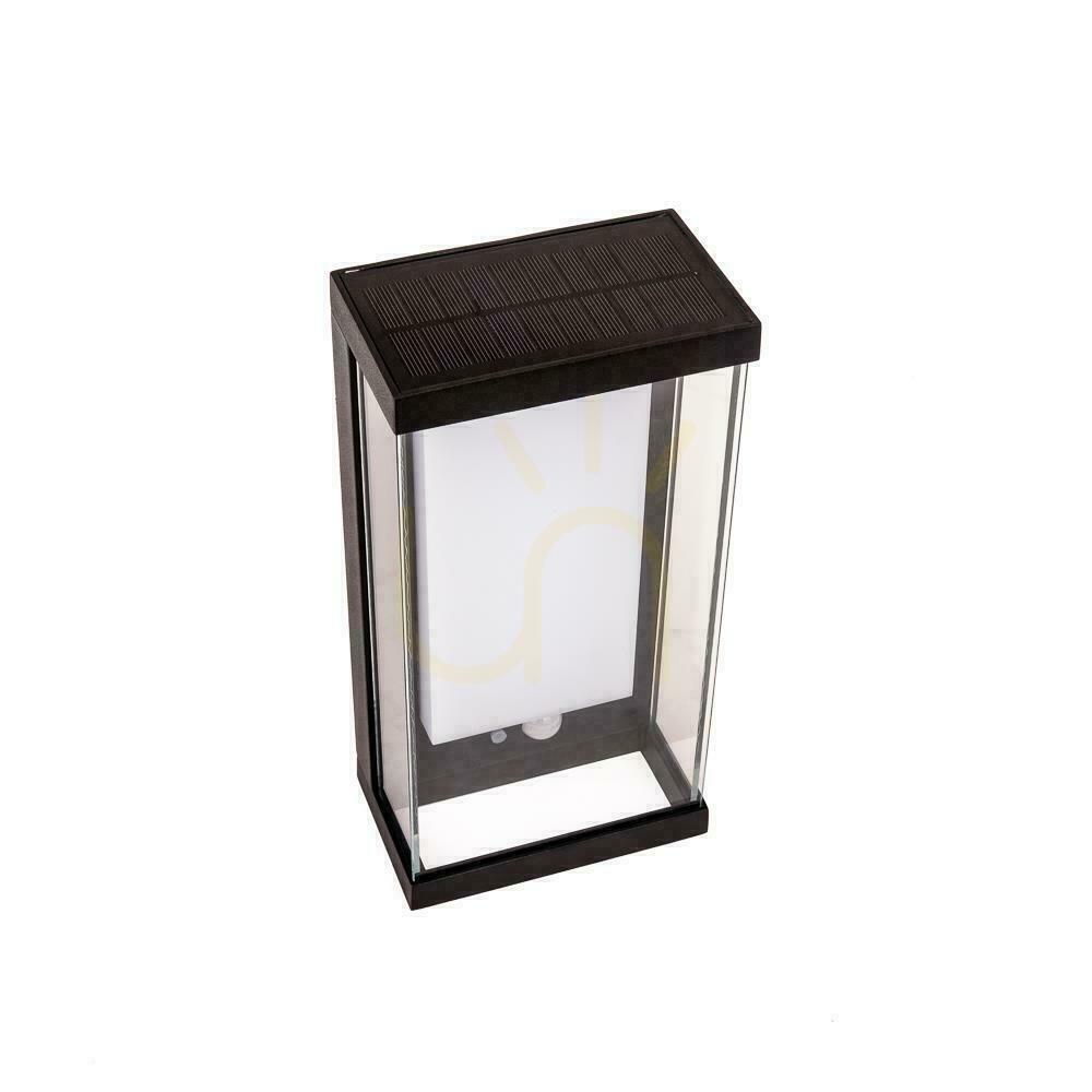 Display V-TAC 1W LED Motion Sensor IP65 Black VT-1193 3000K 95lm Solar Wall Mounted Garden Wall Lamp. V-TAC 1W LED Motion Sensor IP65 Black VT-1193 3000K 95lm Solar Wall Mounted Garden Wall Lamp.