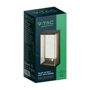 V-TAC 1W LED Motion Sensor IP65 Black VT-1193 3000K 95lm Solar Wall Mounted Garden Wall Lamp. 5 V-TAC 1W LED Motion Sensor IP65 Black VT-1193 3000K 95lm Solar Wall Mounted Garden Wall Lamp. small 5