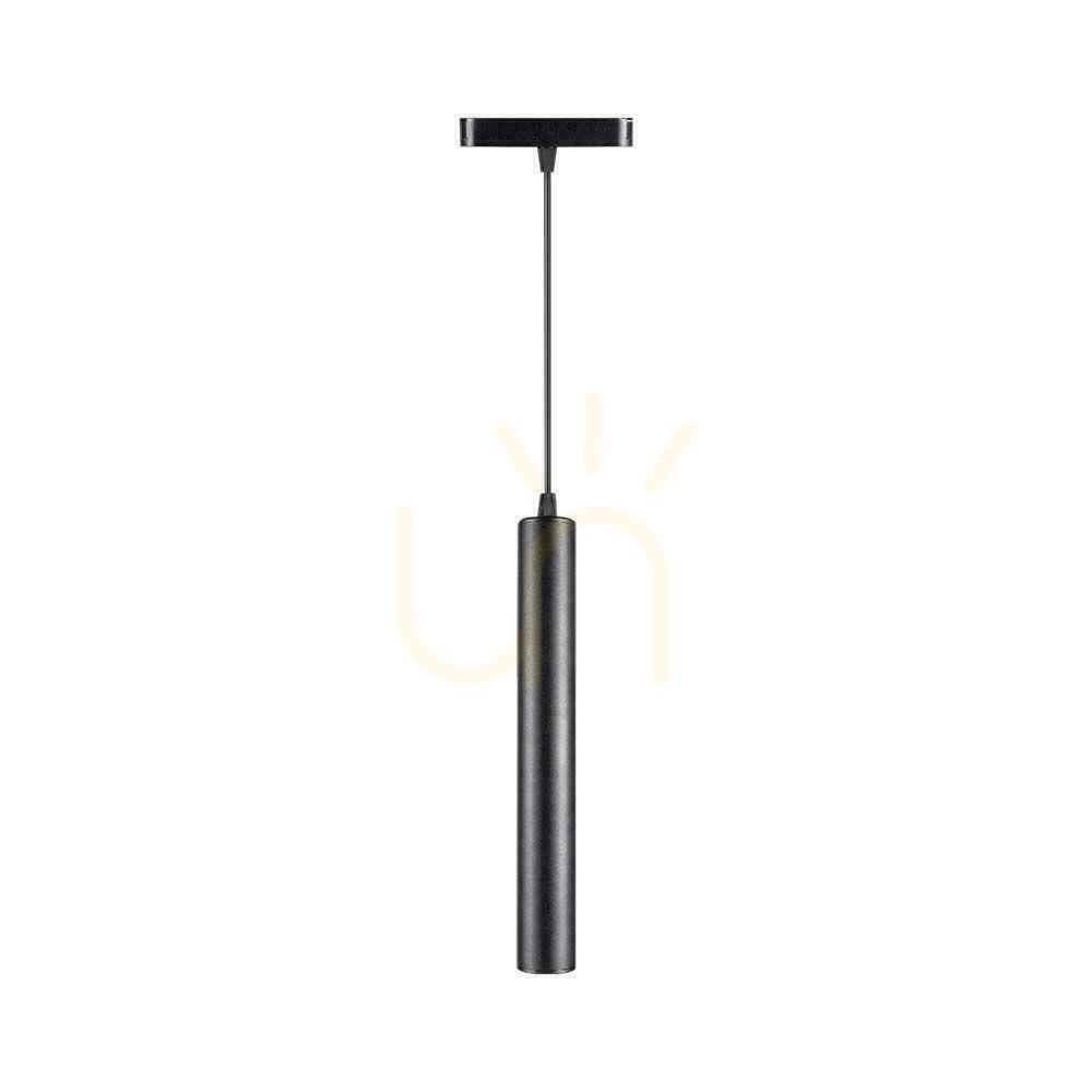 48V V-TAC 15W LED 30st Black VT-4214 6400K 1600lm Magnetic Rail Suspension Luminaire 3 Years Warranty