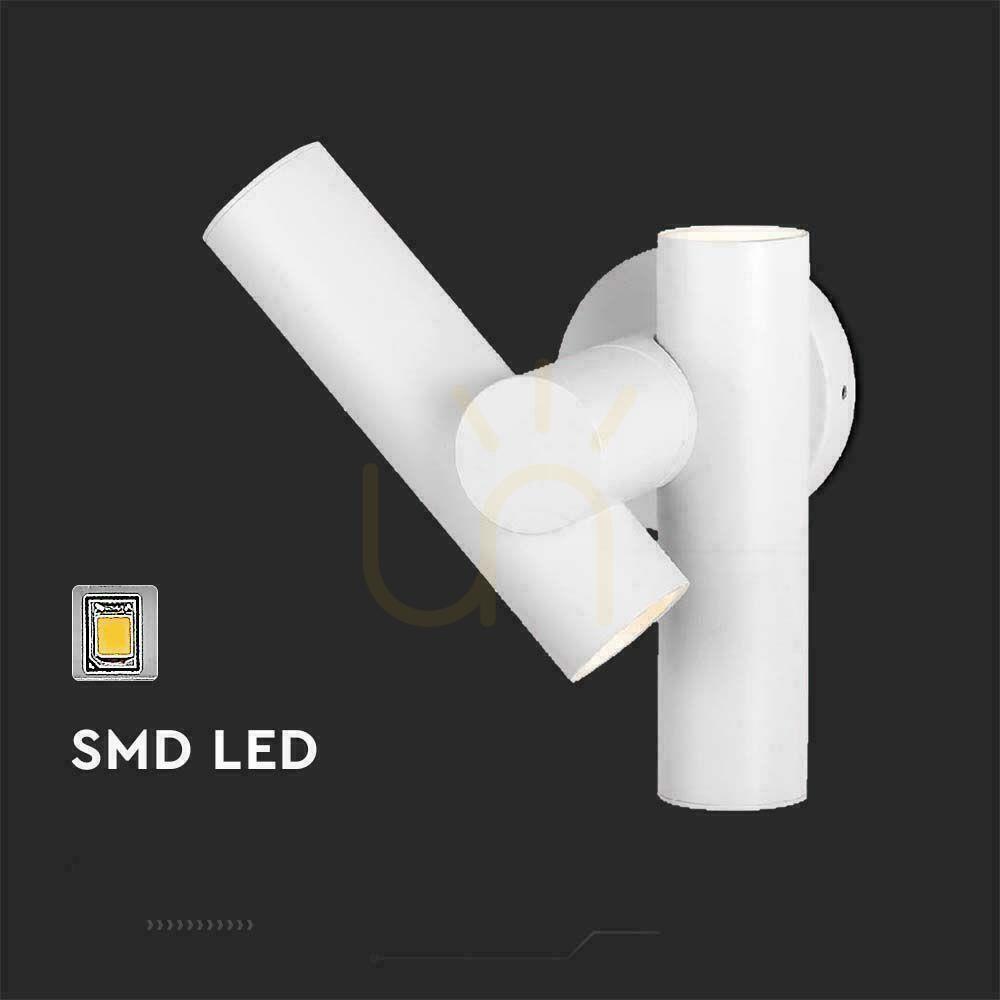 Display Wall lamp V-TAC 6W LED IP44 White VT-1186 3000K 620lm. Wall lamp V-TAC 6W LED IP44 White VT-1186 3000K 620lm.