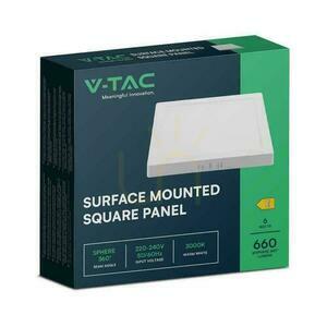 V-TAC Surface Mounted LED Panel Premium Downlight 6W Square 120x120 VT-60006 4000K 660lm. 2 V-TAC Surface Mounted LED Panel Premium Downlight 6W Square 120x120 VT-60006 4000K 660lm. small 2