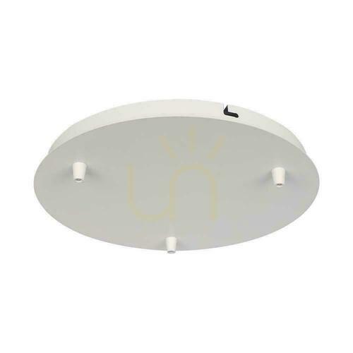 Check V-TAC triple ceiling rosette 300x25mm White Matte